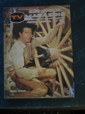 Television Magazine Regional TV Guide May 1959 Robert Horton Wagon Train Western