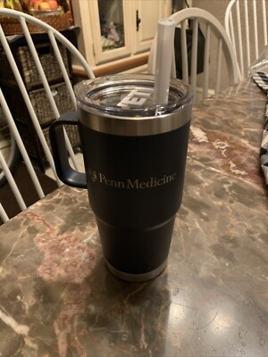 Navy Blue Yeti Rambler 25 oz Straw Mug Penn Medicine New.   Price Drop  