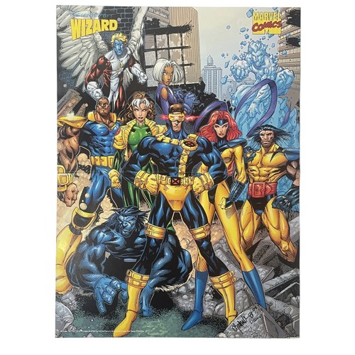 1997 Wizard Poster X-Men Marvel, Shi & Crusade 10-1/4" x 13-3/4" - Picture 2 of 4