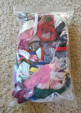 Ribbon Lace Trim 4 oz. Bag Mixed Variety  Lengths - Slow Stitch, Craft, Sewing