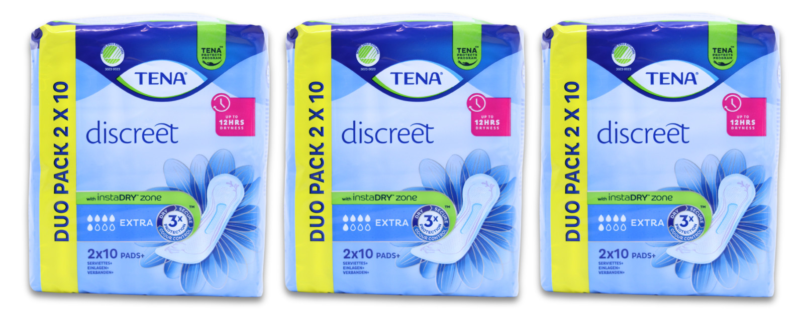Tena Discreet Extra Duo Pack Incontinence Pads X 20 - Image 6