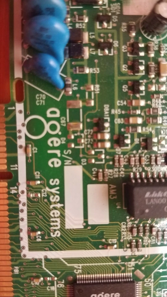 Agere Systems KB5817 D-1156#/A1A Modem Card 5187-5216 - Image 3 of 4