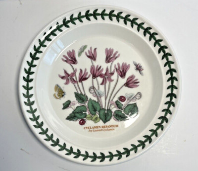 Portmeirion The Botanic Garden 7  Plate Cyclamen Repandum Ivy Leaved Cyclamen