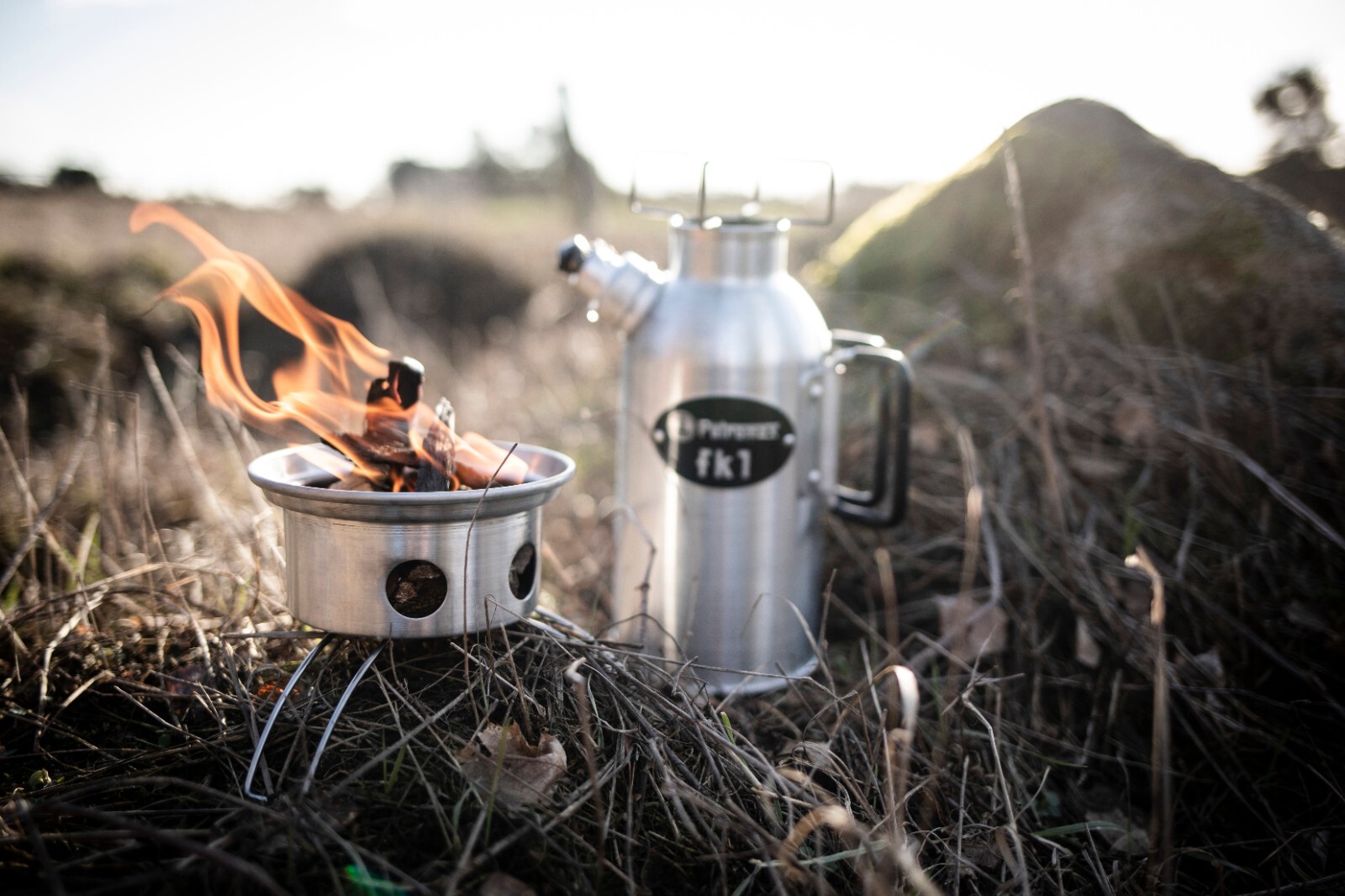 PETROMAX FK1 0.5L FIRE KETTLE ALUMINIUM WOOD POWERED CAMP KETTLE eBay