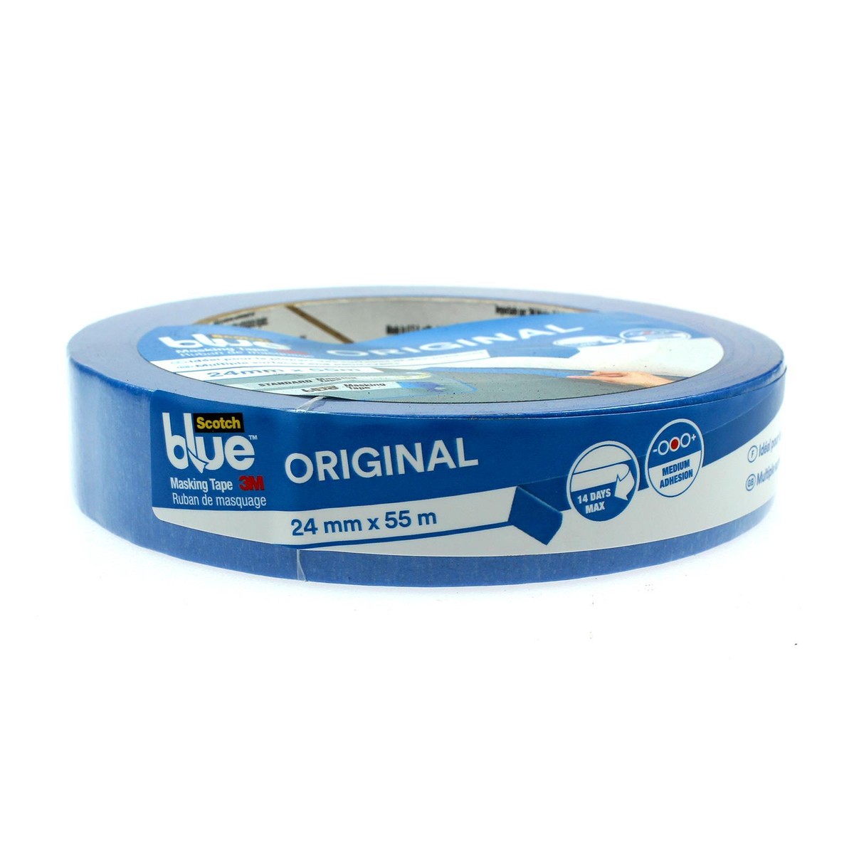 Shurtape CP 27 - Blue Masking Tape: ShurRELEASE® Painter Tape - View #9