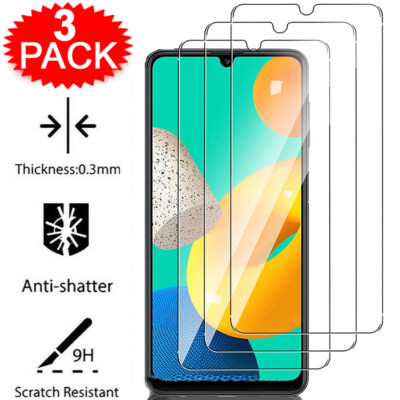 3 Pack For Realme C21 HD Clear Tempered Glass Screen Protector