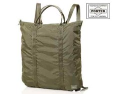 Porter Flex 2WAY Nylon Tote Bag 856-07502-30 (Color: Olive Drab) Yoshida & Co.