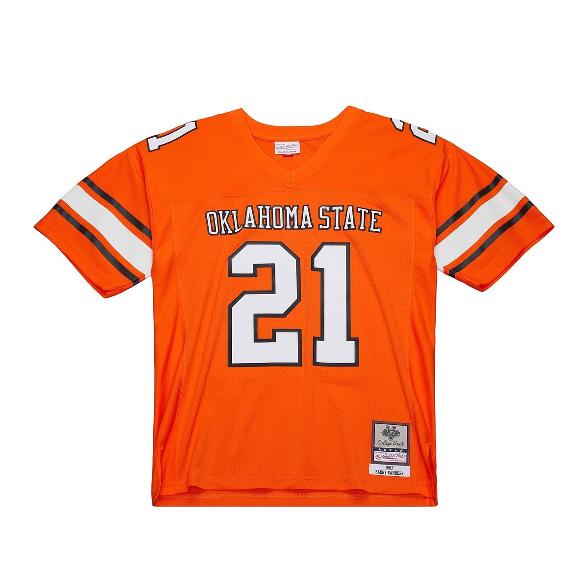 Oklahoma State Barry Sanders ジャージ 21 Russell Athletic Collegiate Legends Oklahoma State Barry