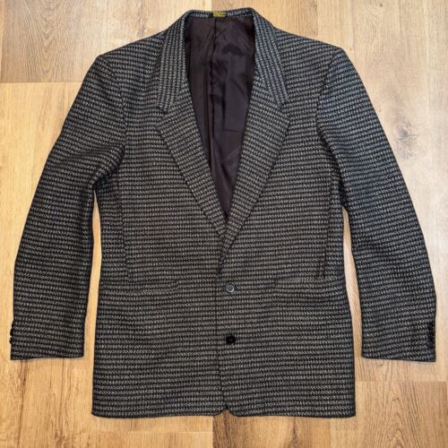 Vintage 80er 90er City Streets Sakko Anzug Blazer Miami Vice Sport Mantel Seide Herren 42 - Bild 7 von 16