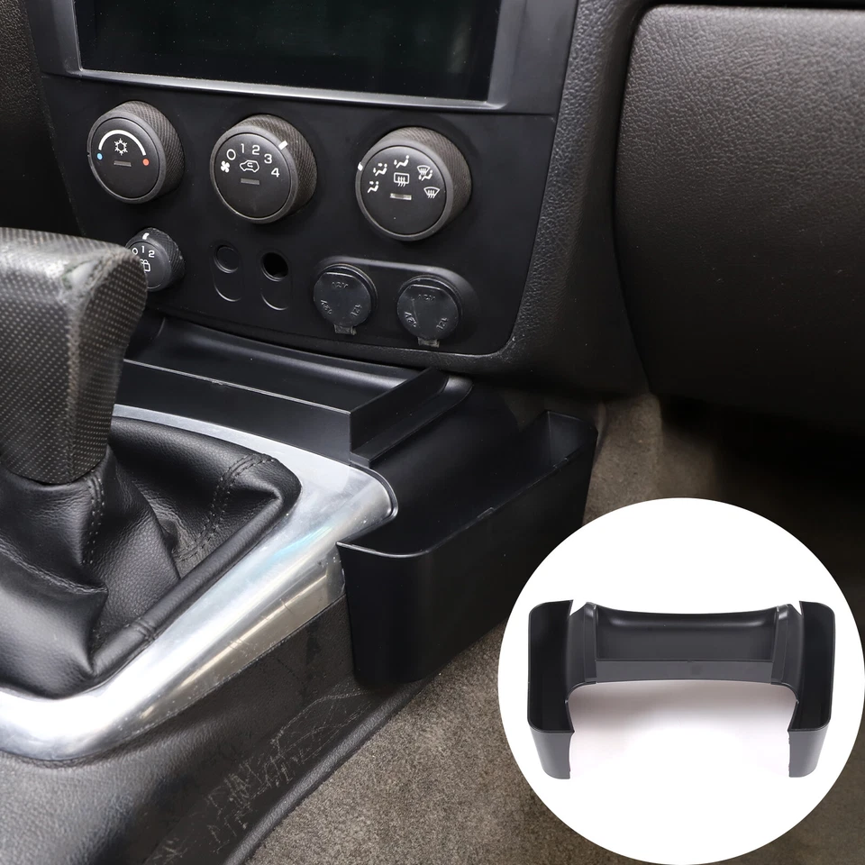 Gear Shift Console Storage Box Tray Side Organizer Set For HUmmer H3 2005-2007 - Image 2 of 4