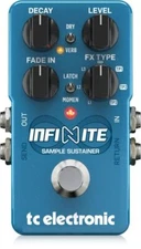 TC Electronic Guitar Delay Effects Pedal  Blue (Infinite Sample Sustainer)