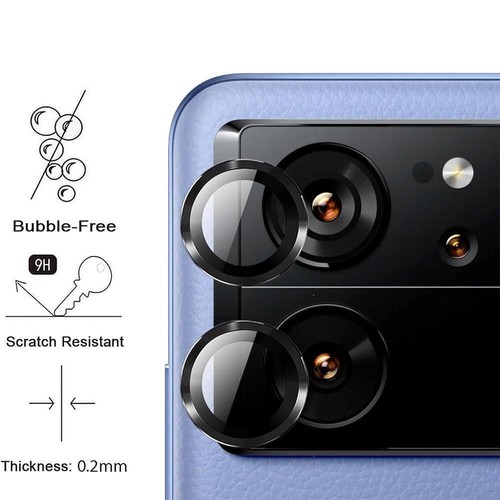 For xiaomi13T/13T PRO Camera Lens Protector Metal Tempered Lens Film Glass N7H0 - Zdjęcie 4 z 12