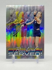 2024 Topps Chrome Tennis Served Refractor Insert Genie Bouchard