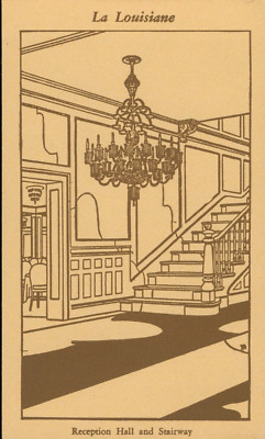 Postcard La Louisiane Reception Hall New Orleans Louisiana 725 Rue Iberville