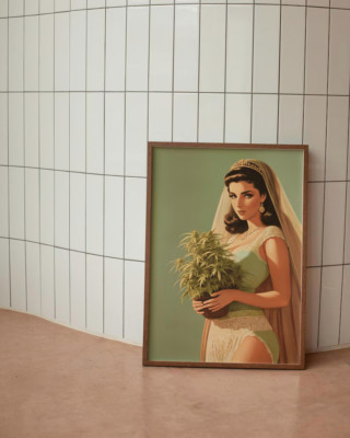 Women of Weed ''Morocco's Finest'' Original Artwork High Quality 300+ DPI Print