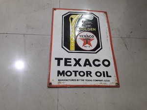 Porcelain Texaco Enamel Sign Size 12 X 16 Inches Ebay