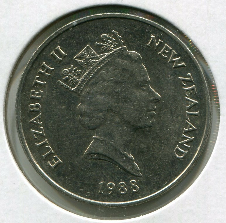 Foreign Coin - New Zealand - Twenty 20 Cents 1988 | eBay