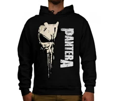 PANTERA P HOODIES BLACK MEN's SIZES