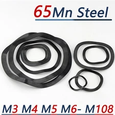 M3 M4 M5 M6 M8 M10 M12 M16 M17 M19 - M118 Crinkle Washers 65Mn Steel Wave Wavey