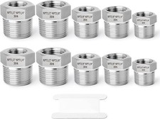 Various Sizes 304 Stainless Steel Hex Bushing Male x Female NPT Thread Class 150