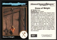 1991 TSR AD&D Gold Border RPG Fantasy Art Card 421 Dungeons & Dragons Magic Item