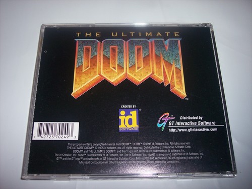 The Ultimate Doom CD-ROM Computer Game Windows 95 id Software Excellent Cond - Picture 8 of 9