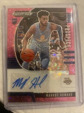 2020 Panini Prizm Draft  MARKUS HOWARD Auto (pink propect)01/25