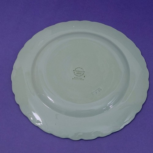 Plato de ensalada CREMA SOBRE CELADON Shelledge 8" 673 WEDGWOOD QUEENSWARE - Imagen 3 de 4