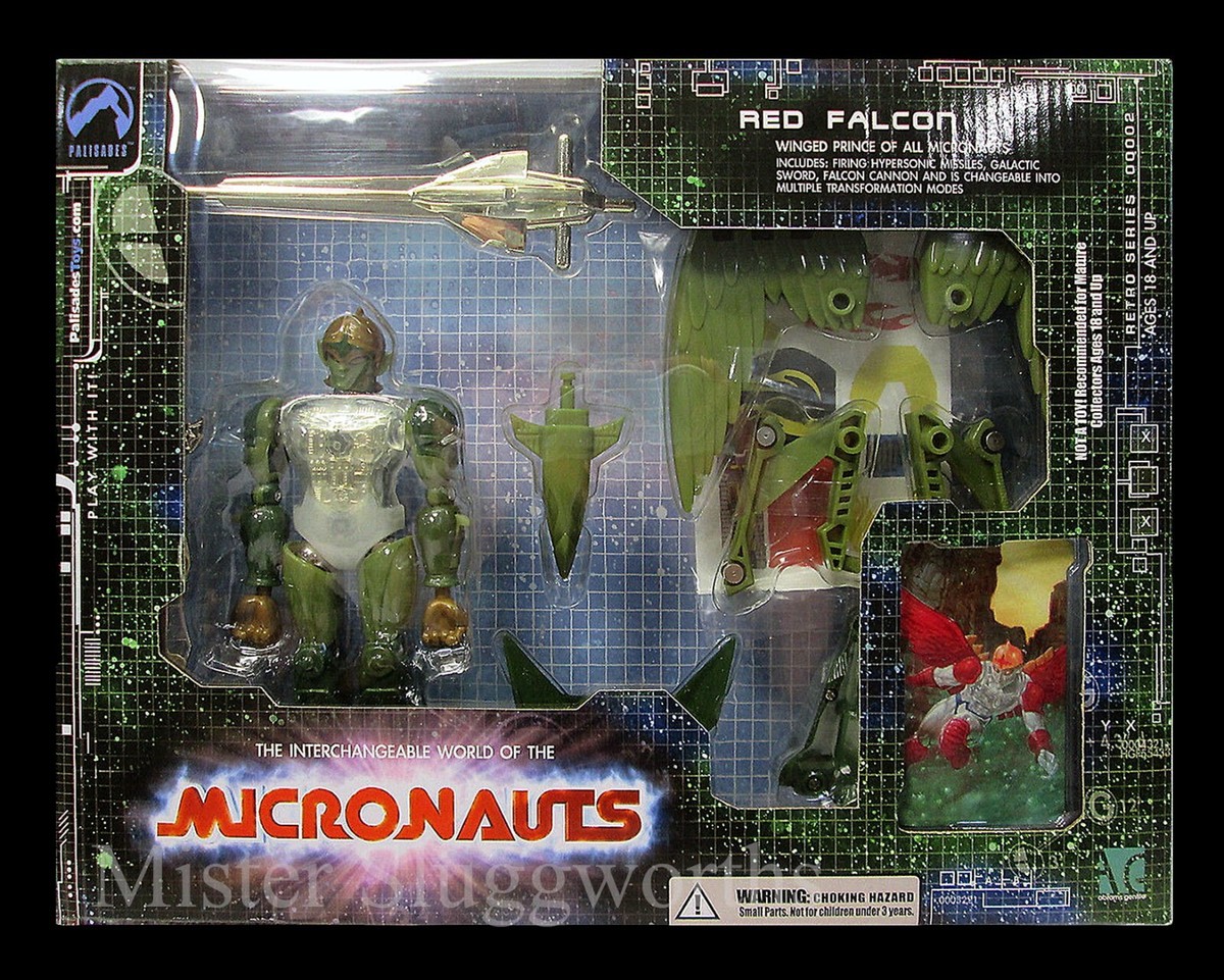 NEW Takara Microman Micronauts Palisades Red Falcon Green Variant