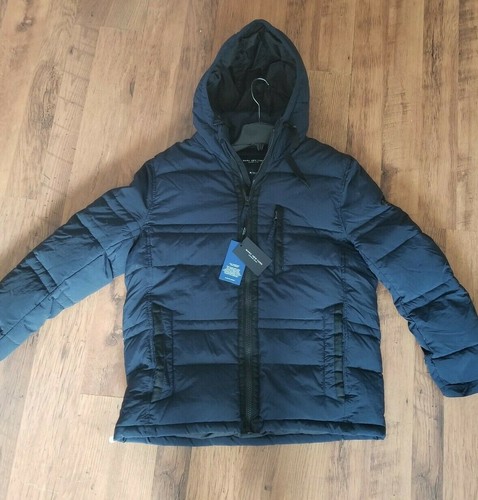 New - Marc New York Huxley Removable-Hood Down Jacket - Navy - L - Picture 3 of 4