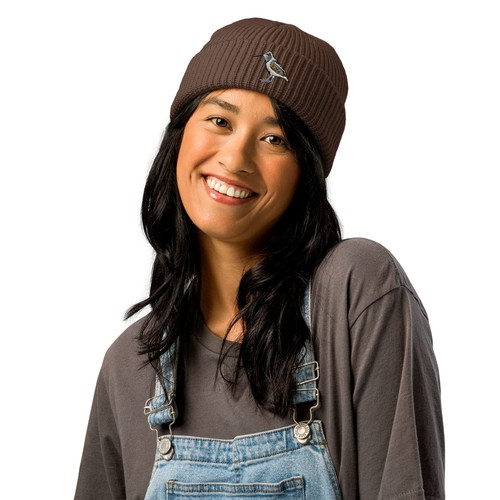 Woodcock Embroidered Bird Fisherman Beanie - Picture 6 of 13