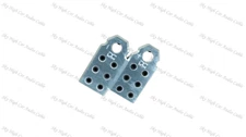 DC Audio - SAE 6 Spot 1/0 Gauge Set Screw Battery Terminals - Machined Aluminum