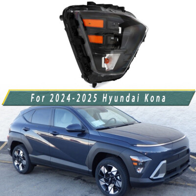 For 2024 2025 Hyundai Kona RH Right Passenger LED Headlight Headlamp ...