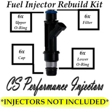 Fuel Injectors Rebuild Kit fits 12586551 for Buick Chevy Pontiac 3.1 3.4 V6