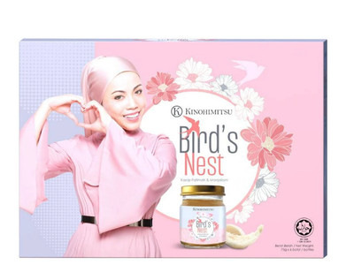 Kinohimitsu Bird's Nest with Kacip Fatimah & Manjakani (6s) - Boost Vitality & S