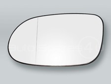 Espejo de puerta con calefacción de vidrio y placa de respaldo izquierda para 1998-2002 MB CLK W208