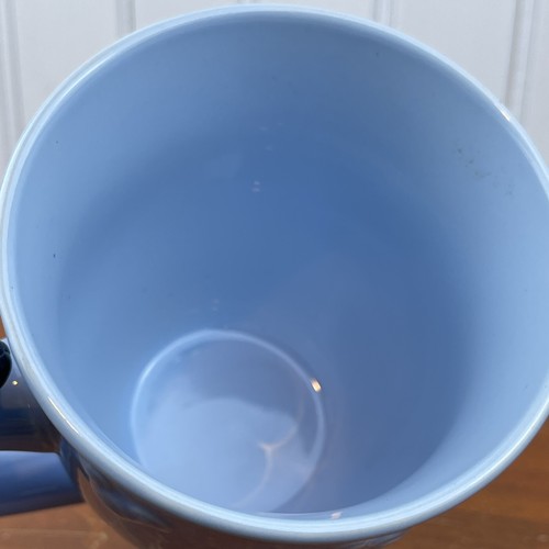 Disney Store Mickey Mouse on Handle Coffee Cup Mug Light Baby Blue Large - Picture 7 of 9