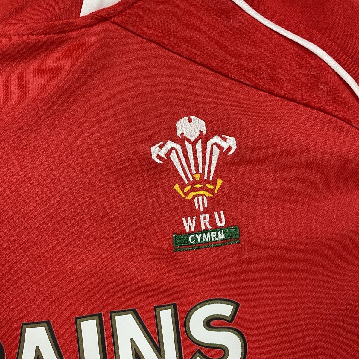 Vintage Wales Rugby Shirt Mens Small Red Reebok Home Brains Vintage Wales Rugby Shirt Mens Small Red Reebok Home Brains