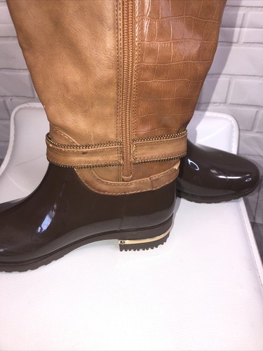 Forever Womens Boots Brown Size 6 NIB Clara - 20 Half Rubber NWOT No BOX - Picture 5 of 14