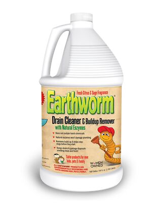 Drain Cleaner Deodorizer Natural Family-Safe 64 fl oz Clog Remover Liquid