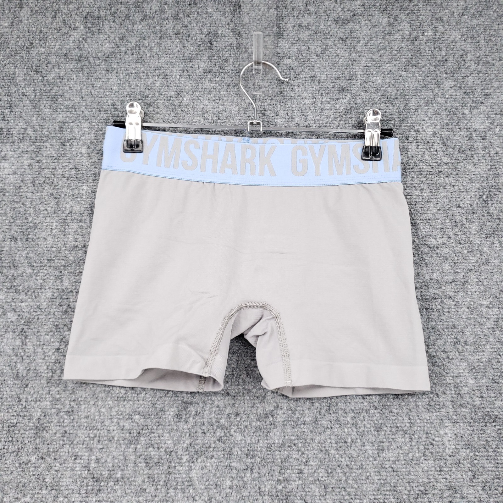 Gymshark Shorts Womens Small Gray Seamless Athletic Stretch Pull