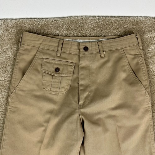 Vintage Wildfire Levis Panatela mens Pants 29x31 beige pocket Leg Bootcut - Picture 2 of 15