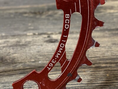 Plateau BMX Kingstar, 36 Dents, Aluminium Rouge, Old School, 110 BCD, Occasion