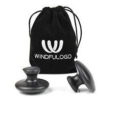 Mushroom Shaped Massage Stones Natural Bian Stone Hot Rock For Spa Massage,2 Pc