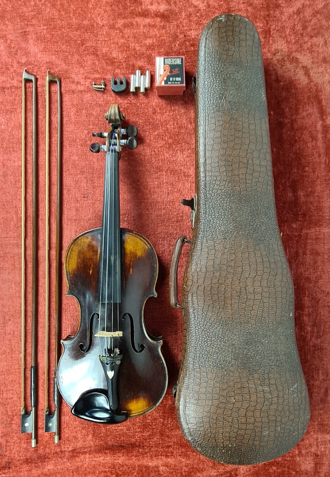 VIOLIN FOR CONCERTIST. FRANCISCO PERE SPAIN. ORIGINAL CASE. 1842.