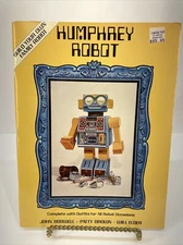 VTG 1983 Humphrey Robot Build Your Own Family Robot Paper Doll Book Computer S1