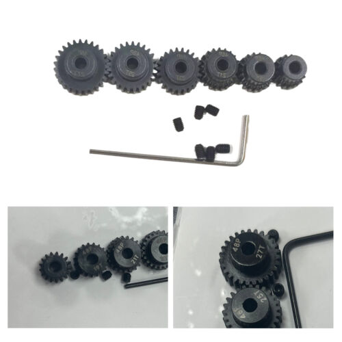 RC 48P Pinion Gear Set 17T 19T 21T 23T 25T 27 For Traxxas 1/10 Slash Rustler 2WD - Picture 4 of 10
