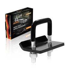 2" Black Hitch Tightener Anti Rattle Stabilizer for 1.25" to 2" Inch Hitch