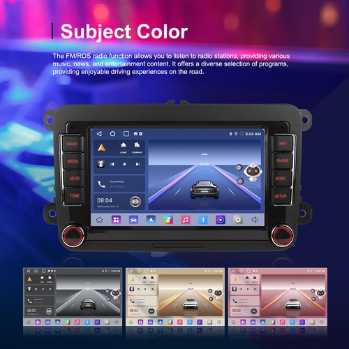 Für VW Golf 5 6 Plus Touran Caddy Jetta Passat Bora Autoradio Android 15 Carplay - Bild 13 von 24