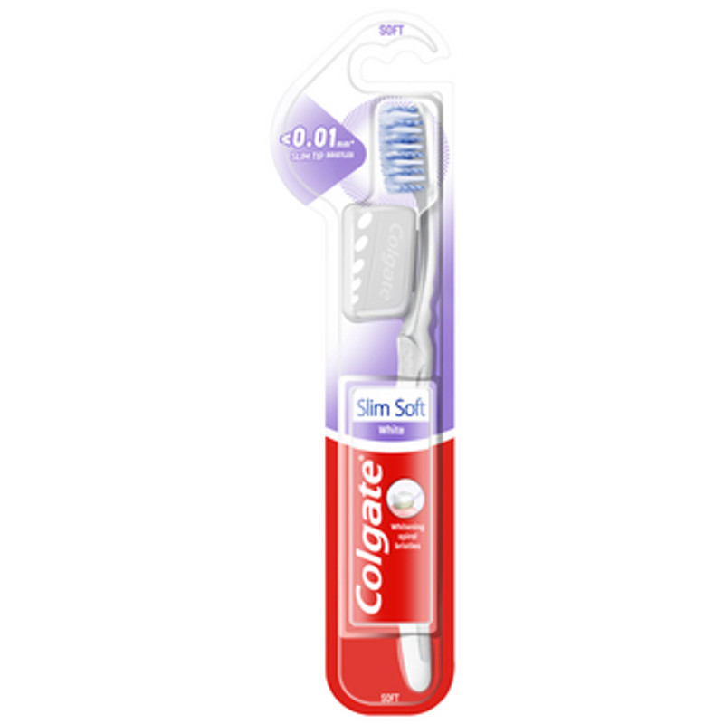 8718951033443 szczoteczka do zbw Colgate Slim Soft White single Colgate-Palmol 3590₽